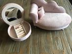 Sieradendoos Barbie, Ophalen, Zo goed als nieuw, Roze, Met spiegeltje(s)