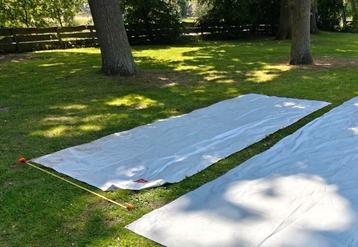 Zeilen/Doeken - 2,10m x 5m - Met kleur gemarkeerd (3 stuks) beschikbaar voor biedingen