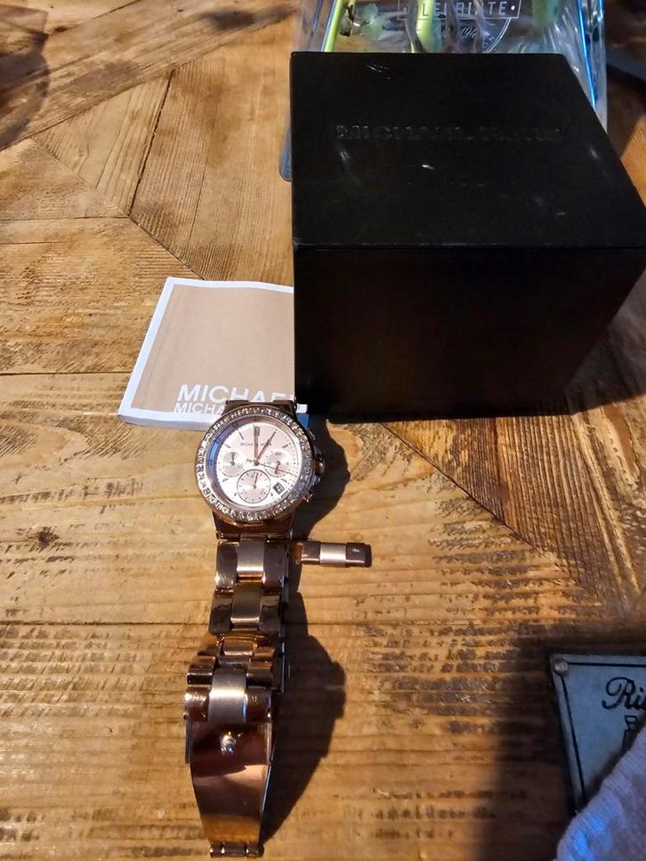 Dames rose gold horloge, Sieraden, Tassen en Uiterlijk, Horloges | Dames, Overige merken, Staal, Ophalen of Verzenden