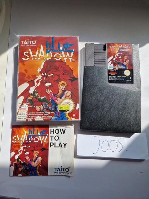 Blue Shadow Nintendo Nes compleet Zgan, Spelcomputers en Games, Games | Nintendo NES, Zo goed als nieuw, Role Playing Game (Rpg)