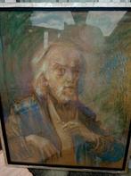 Peter Martinus Dillen (1890-1985) Zelfportret ~1930, krijt, Antiek en Kunst, Kunst | Schilderijen | Klassiek, Verzenden