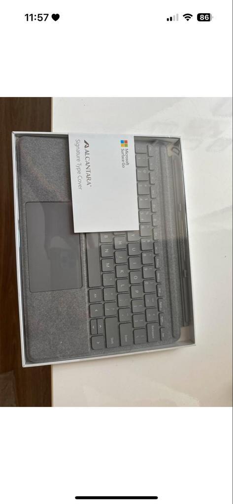 Nieuwe Microsoft Surface Go Signature Type Cover, Computers en Software, Toetsenborden, Nieuw, Qwerty, Draadloos, Ophalen of Verzenden