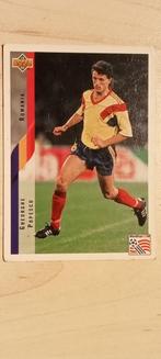 Gheorghe Popescu  202  Romania 1994 Upper Deck World Cup USA, Ophalen of Verzenden, Zo goed als nieuw, Poster, Plaatje of Sticker