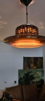 Dijkstra Space age vintage retro glazen design hanglamp, Ophalen, Gebruikt, Minder dan 50 cm
