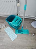 Leifheit mop met emmer en extra doeken, Huis en Inrichting, Schoonmaakartikelen, Ophalen of Verzenden, Dweilemmer, -bak, of -wagen