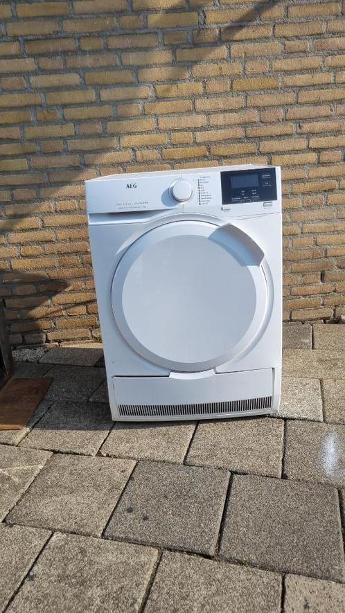 AEG warmtepomp droger met 7 kg. vulgewicht. A++., Witgoed en Apparatuur, Wasdrogers, Gebruikt, Condens, Voorlader, 6 tot 8 kg