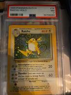 Raichu Holo 1999 PSA 7 - Zeldzame Pokémon kaart!, Ophalen, Zo goed als nieuw, Losse kaart, Foil