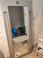 Kappersspiegel met plank, Huis en Inrichting, Woonaccessoires | Spiegels, Ophalen, Gebruikt, 75 tot 100 cm, 150 tot 200 cm