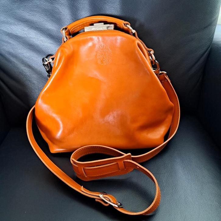 Mutsaers handtas The Galore, Sieraden, Tassen en Uiterlijk, Tassen | Damestassen, Zo goed als nieuw, Handtas, Bruin, Ophalen