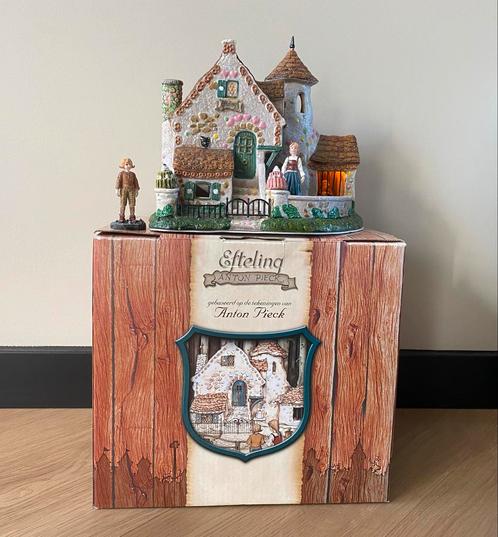 Efteling miniatuur huisje en beeldjes Hans & Grietje, Verzamelen, Efteling, Zo goed als nieuw, Beeldje of Poppetje, Ophalen of Verzenden