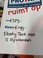 Partytent met 1 zijwand Nieuw in verpakking!, Tuin en Terras, Partytenten, Ophalen, Nieuw, Minder dan 5 meter