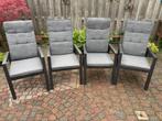 Tuinstoelen met gasvering inclusief kussens, Ophalen, Gebruikt