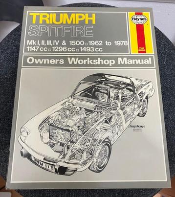 Haynes 113 Owners Workshop Manual – Triumph Spitfire beschikbaar voor biedingen