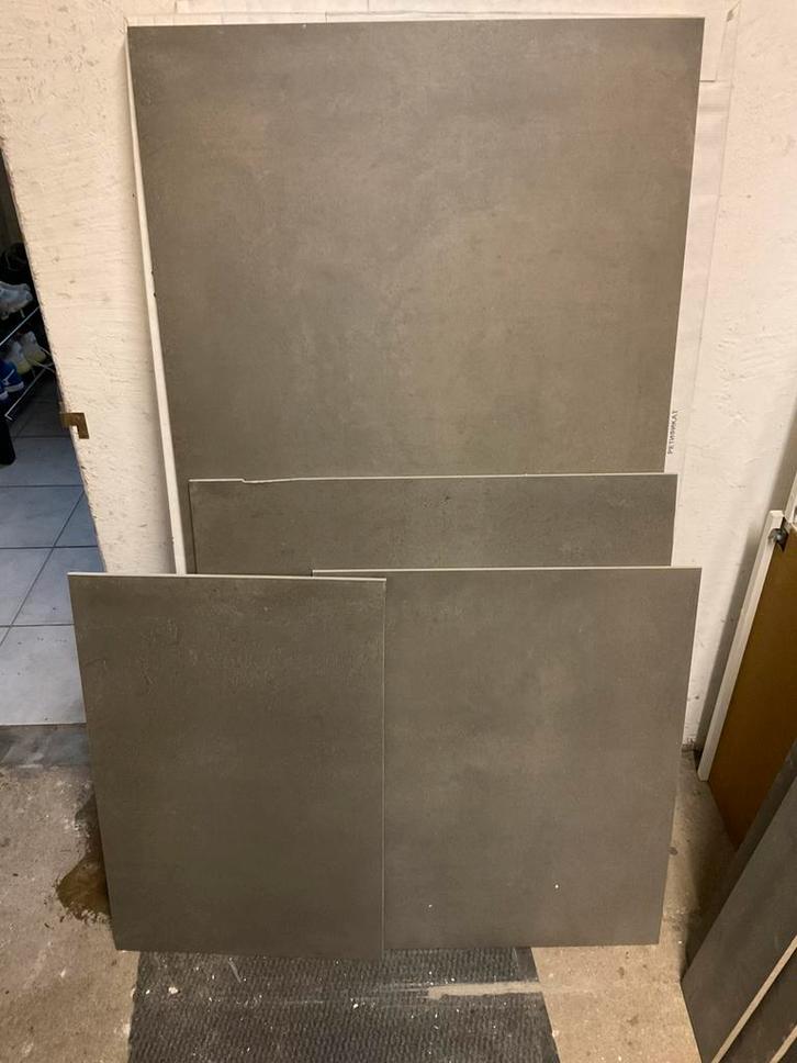 Keramische tegels 60x120 cm kleur Mokka, Doe-het-zelf en Verbouw, Tegels, Nieuw, Vloertegels, Keramiek, 60 cm of meer, 40 tot 60 cm