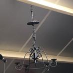 smeedijzeren kroon kaarsen plafond smeedijzer, Ophalen, Gebruikt, Zwart, Metaal