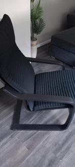 Ikea Poang stoel, Huis en Inrichting, Stoelen, Ophalen, Zo goed als nieuw, Zwart, Eén