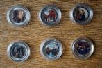 6 EUROMUNTEN IN KLEUR, UNC met schilderijen Johannes Vermeer, Postzegels en Munten, Munten | Europa | Euromunten, Ophalen of Verzenden