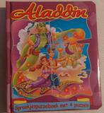 Aladdin Sprookjespuzzelboek met 4 Puzzels, Ophalen of Verzenden