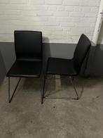 Eetkamerstoelen Ikea Volfgang, Huis en Inrichting, Ophalen, Twee, Zwart, Leer