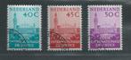 1977, Cour Internationale De Justice D41-D43, gestempeld., Postzegels en Munten, Postzegels | Nederland, Verzenden, Na 1940, Gestempeld