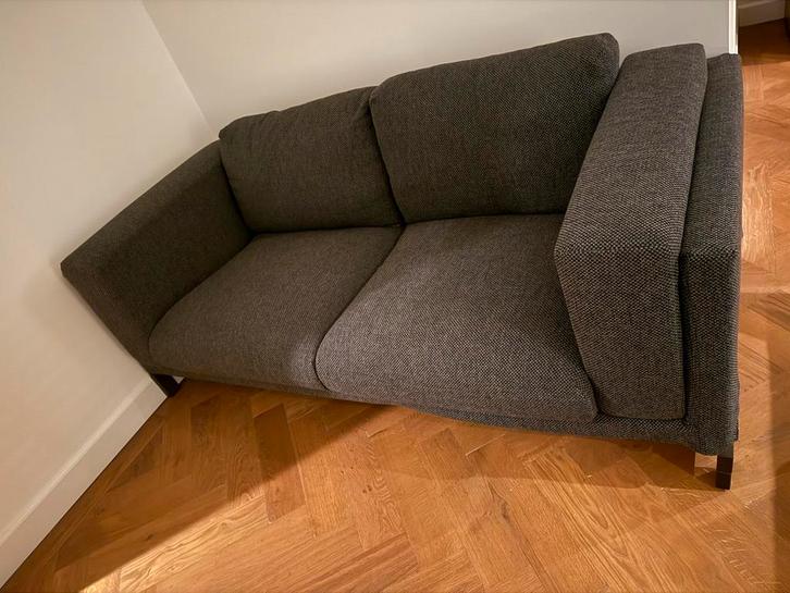 NOCKEBY IKEA tweepersoonsbank - nieuwstaat, Huis en Inrichting, Banken | Bankstellen, Zo goed als nieuw, Rechte bank, Driepersoons