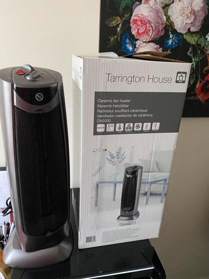 Tarrington hete luchtverwarming ceramic met ventilator nieuw, Witgoed en Apparatuur, Luchtbehandelingsapparatuur, Zo goed als nieuw