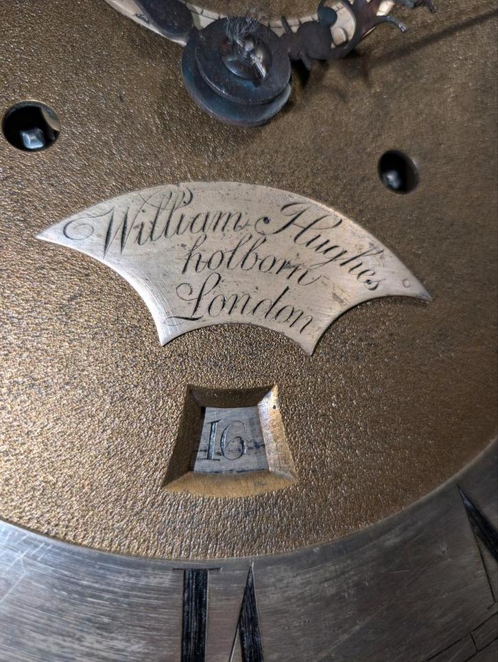 Antieke Engelse staande klok London €450 mahoniehouten Kas, Antiek en Kunst, Antiek | Klokken, Ophalen