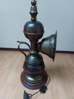Mooie schemerlamp te koop, Huis en Inrichting, Lampen | Tafellampen, Ophalen, 50 tot 75 cm, Glas, Scheepslamp