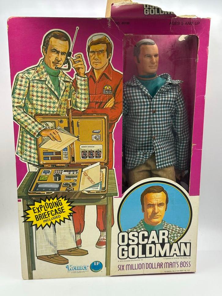 Oscar Goldman - Six Million Dollar Man - Kenner 1975, Kinderen en Baby's, Speelgoed | Actiefiguren, Nieuw, Ophalen