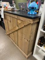 Balie steigerhout, Huis en Inrichting, Ophalen, Zo goed als nieuw, 25 tot 50 cm, 50 tot 100 cm