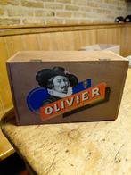 Olivier  ,houten sigarenkistje., Ophalen of Verzenden