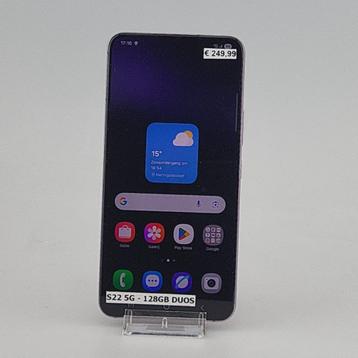 Samsung Galaxy S22 5G 128GB DUOS Violet beschikbaar voor biedingen