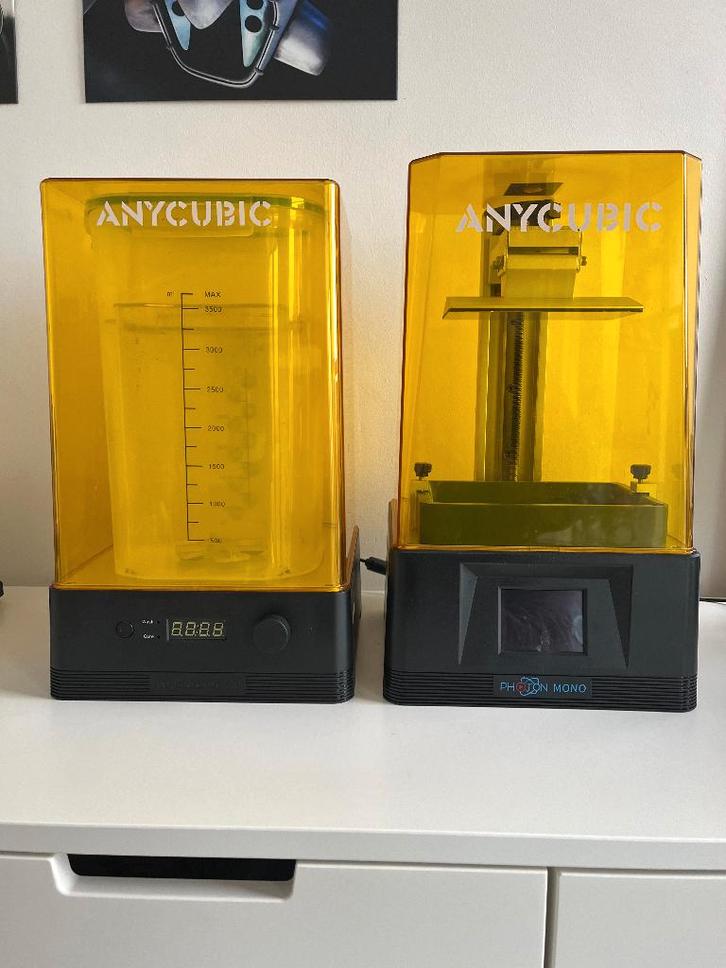 Anycubic Photon Mono en Wash & Cure 2.0, Computers en Software, 3D Printers, Gebruikt, Ophalen