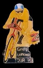 Tour 90- Greg Lemond pin, Verzamelen, Verzenden, Nieuw, Sport, Speldje of Pin