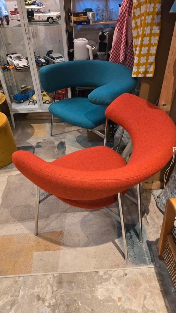 Leolux Divi Divi Set, Kvadrat Stof, Hergestoffeerd, Huis en Inrichting, Stoelen, Ophalen