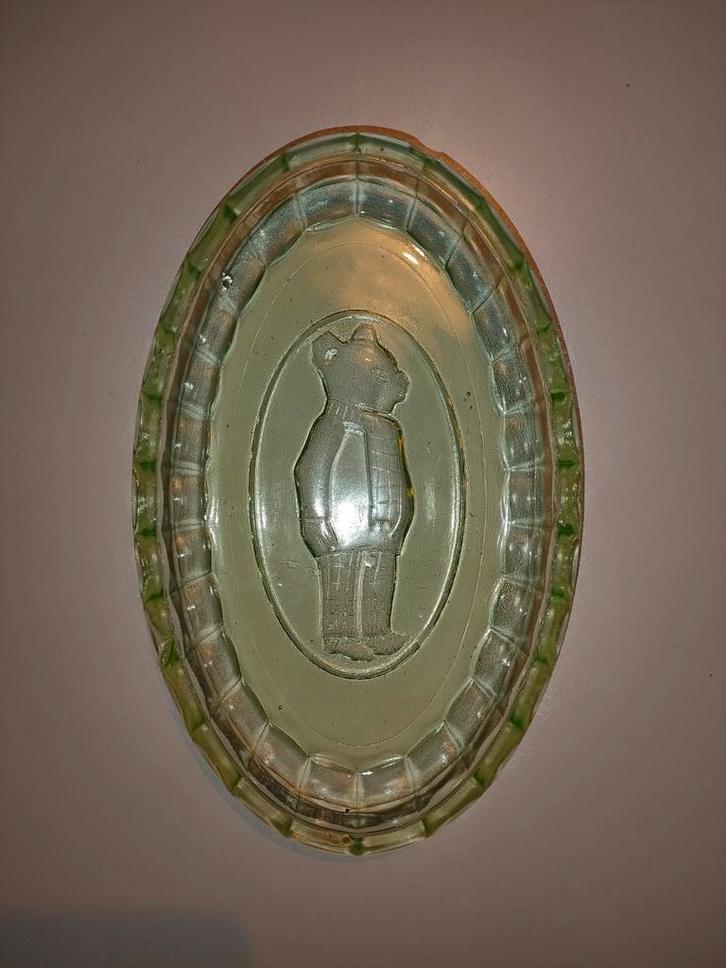 Zeldzame Leerdam Rupert Beer Puddingvorm Uraniumglas, Antiek en Kunst, Antiek | Glas en Kristal, Ophalen of Verzenden