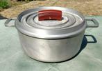 ARDOR aluminium pan met deksel en bakeliet knop 24 cm, Gebruikt, Keramische plaat, Aluminium, Ophalen of Verzenden