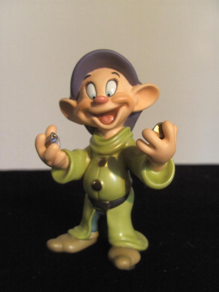 WDCC Beeldje van Dopey getiteld:  Bedazzled, Verzamelen, Disney, Zo goed als nieuw, Beeldje of Figuurtje, Sneeuwwitje of Doornroosje