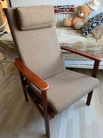 Retro relax fauteuil vintage stoel., Ophalen, Gebruikt, Hout, Vintage retro