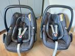 2x Maxi cosi Pebble Plus + FamilyFix One i-Size | Tweeling, Kinderen en Baby's, Tweelingen en Meerlingen, Ophalen, Zo goed als nieuw