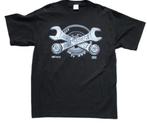 CHECKERED FLAG NASCAR RACING T-SHIRT TOOLS, Ophalen, Info@taurusvintage.nl, Zwart, NASCAR