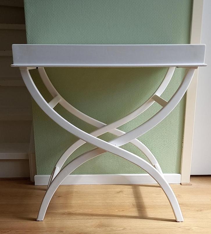 Bijzettafel / Dienblad met onderstel / Butlertray, Huis en Inrichting, Woonaccessoires | Dienbladen, Zo goed als nieuw, Hout, Rechthoekig