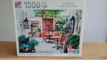 Café terras in Europa - puzzel - 1000stukjes - King 