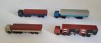 N-spoor, vintage 4 trucks met huif oplegger, Ophalen of Verzenden, Zo goed als nieuw, Overige typen, Overige merken