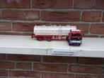 Tekno  Volvo  F88  met  klassieke  tankoplegger  van  Wim  V, Hobby en Vrije tijd, Modelauto's | 1:50, Ophalen of Verzenden, Nieuw