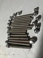 Rvs draadeind en slotbouten en bolkopmoeren, Ophalen of Verzenden, Zo goed als nieuw