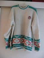 Cedixsept C17 vintage 90ties knitted trui wol wit XL 44, Ophalen of Verzenden, Zo goed als nieuw, Maat 42/44 (L), Wit