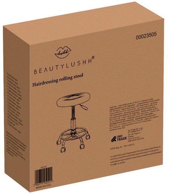 Nieuw Beautylushh Professionele Kapperskruk Comfort en Stijl, Huis en Inrichting, Krukjes, Nieuw, IJzer, In hoogte verstelbaar