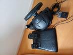 PS 2 Controllers,  racestuur, kabel, Ophalen of Verzenden, Gebruikt