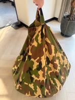 Camouflage camo leger zitzak, Huis en Inrichting, Zitzakken, Ophalen, Gebruikt